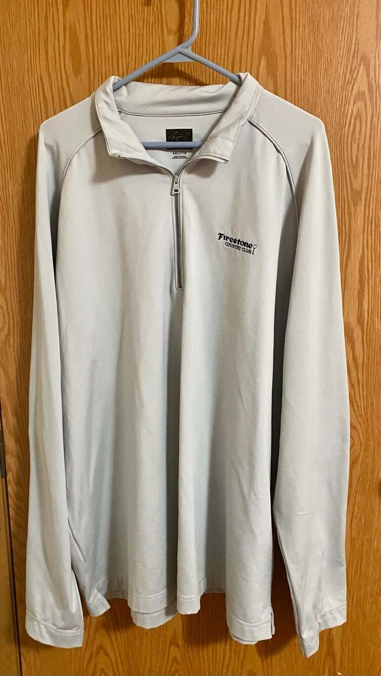 Greg Norman Firestone Country Club 1/4 Zip Pullover XXL